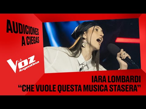 Iara Lombardi - "Che vuole questa musica stasera" -  Audiciones a ciegas - La Voz Argentina 2025