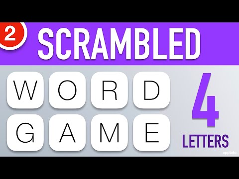 Scrambled Word Games Vol. 2 - Guess the Word Game (4 Letter Words)