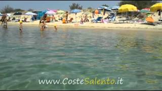 preview picture of video 'Spiaggia di Pescoluse Marina di Salve nel Salento'
