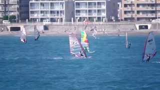 preview picture of video 'Windsurfers in zushi may,2014'