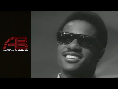Dick Clark Interviews Stevie Wonder - American Bandstand 1969
