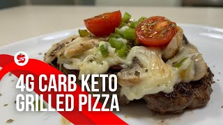 4g Carb Keto Grilled Pizza Recipe | Low-Carb & Delicious!