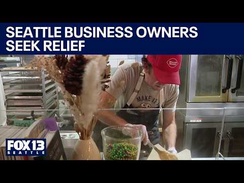 Seattle small businesses struggling to survive seek relief