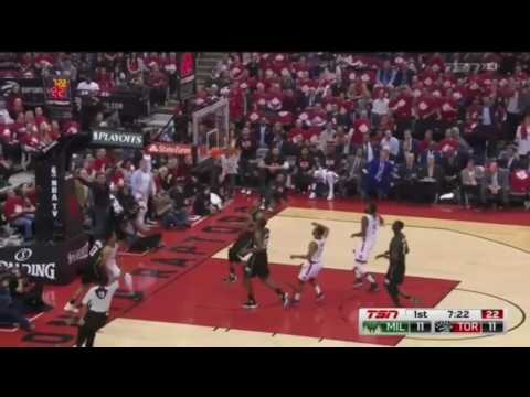 Norman Powell Finishes In Transition On Brogdons Bitch Ass | April 24, 2017