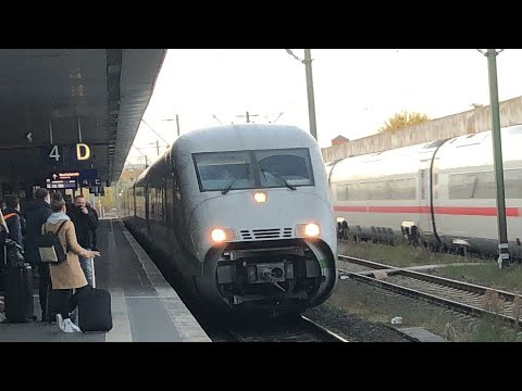Einfahrt eines ICE 2 in Hannover Hbf + Zugkopplung von 2xICE 2 Zügen