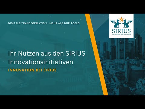 Ihr Nutzen aus den SIRIUS Innovationsinitiativen : Innovation bei SIRIUS