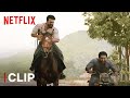 Ram Charan and Jr NTR Meet For The First Time | RRR (Hindi) Movie Scene | Netflix India