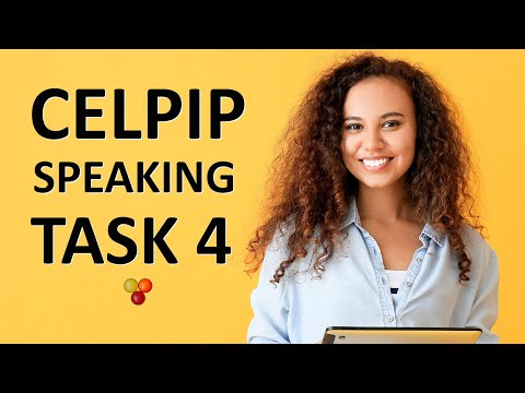 CELPIP speaking - task 4 - making predictions with a Canadian teacher!