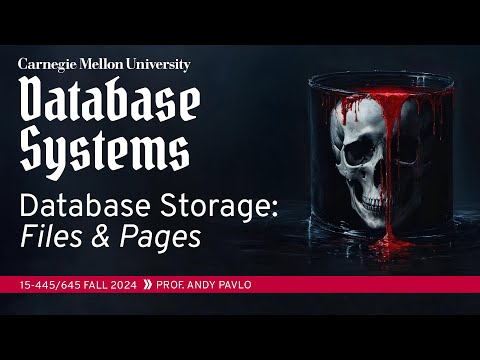 #03 - Database Storage: Files & Pages ✸ Neon Database Talk (CMU Intro to Database Systems)