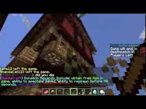 Minecraft hunger games finnish let's play osa/72 Missä on crafting table?