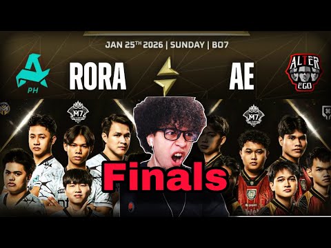 RORA Vs AE GRAND FINALS | M7 World Championship | LIVE Watch Party