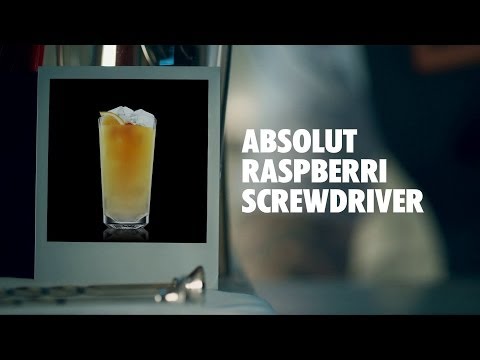 ABSOLUT RASPBERRI SCREWDRIVER DRINK RECIPE - HOW TO MIX