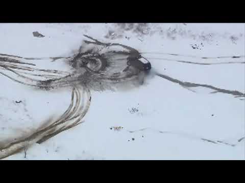 WATCH: Driver Having Some Fun In The Oklahoma Snow