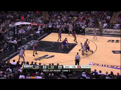 Tony Parker Highlights vs Los Angeles Lakers • 1st Round Game 1 • 4/21/2013