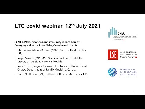 Video and slides of the webinar: COVID-19, vaccinations and immunity in ...