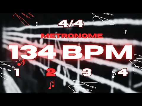 134 BPM - 4/4 Metronome