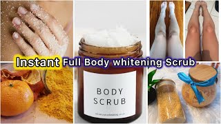 2 Instant Whitening DIY Body Scrubs – Orange peel powder for skin whitening | skin care