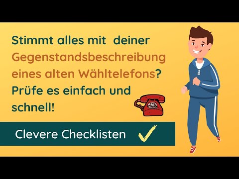 Gegenstandsbeschreibung verfassen - Klassenarbeit