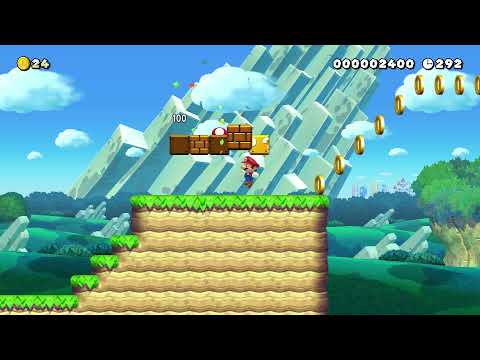 My first level by Adrigege 🍄 Super Mario Maker 2 ✹Switch✹ #aqn