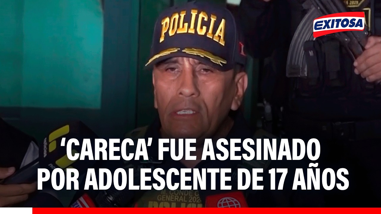 🔴🔵 General Conde Cuéllar informa sobre asesinato de ‘Careca’, uno de los delincuentes más buscados
