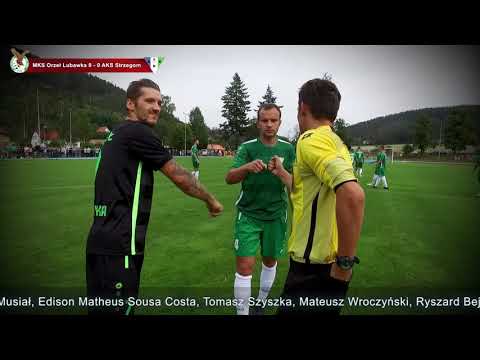 4 Liga MKS Orzeł Lubawka : AKS Strzegom  (skrót meczu).