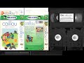 Caillou Caillou S Family Fun 2005 VHS USA Sticker White Label Print VHS Tape Rip