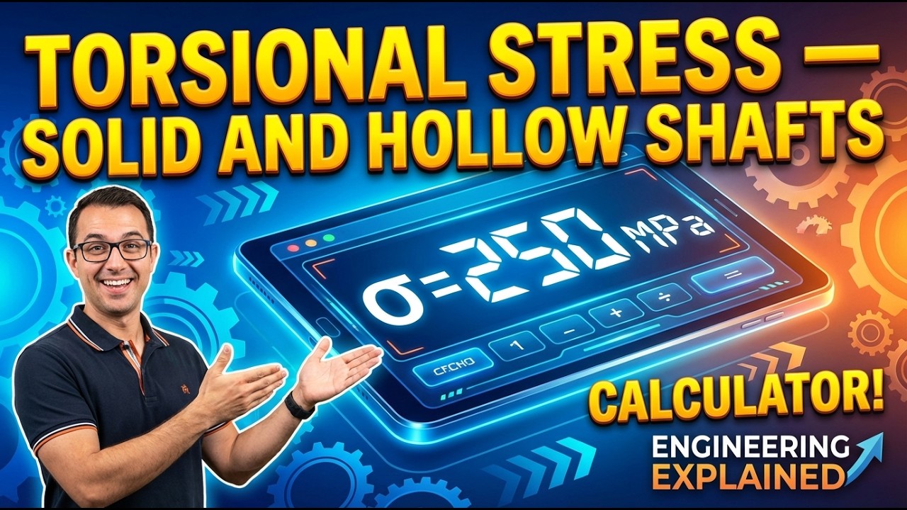 Torsional Stress Calculator — Solid and Hollow Shafts