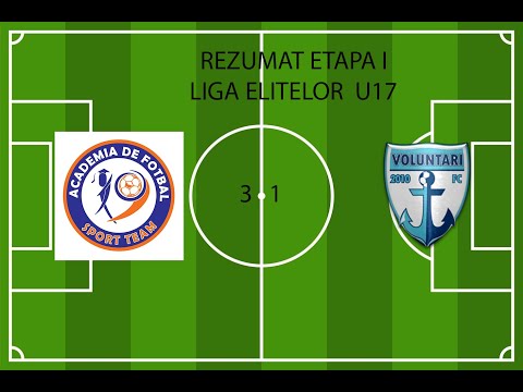 REZUMAT ETAPA I|LIGA ELITELOR U17|SPORT TEAM VS FC VOLUNTARI|3️⃣-1️⃣