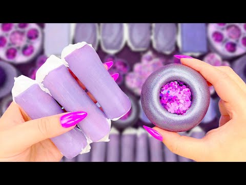 ODDLY SATISFYING ASMR VIDEO | CRUSHING SOAP BOXES WITH STARCH | clay cracking | glitter foam