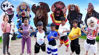 Download lagu GARA_GARA MINUM ES KREM AJAIB VICHO DAN TEMANNYA MELAHIRKAN BARONGAN mp3