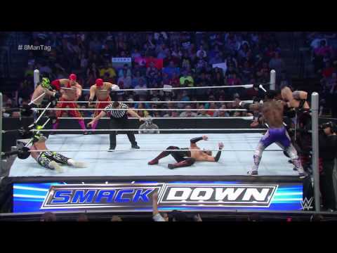 8-Man Tag Team Match: SmackDown – 30. Juli 2015