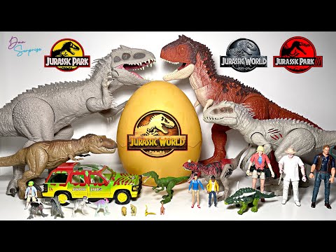 Hatch new Dinosaur Eggs with Jurassic World Dinosaur Fun Video!