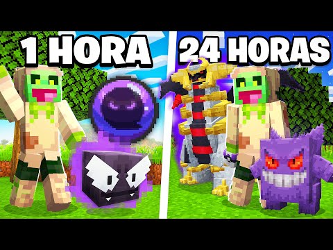 Pase 24 HORAS como Entrenador de Pokémon Fantasma en Minecraft Cobblemon