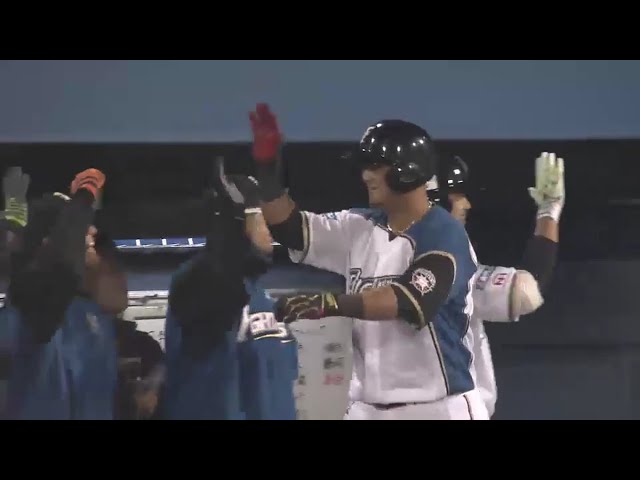 【1回裏】今季第1号!! ファイターズ・中田 ライトへの先制3ラン!! 2016/4/1 F-H