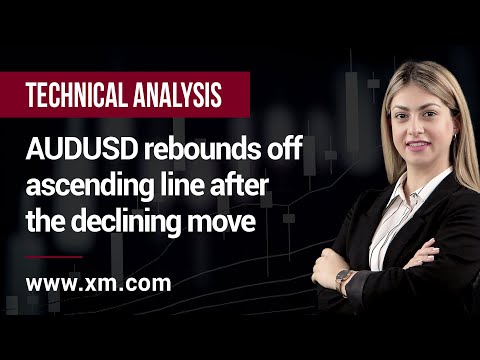 Technical Analysis: 18/11/2021 - AUDUSD rebounds off ascending line after the declining move