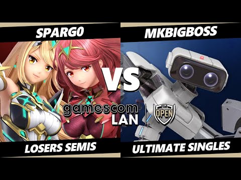 gamescom LOSERS SEMIS - Spargo (Pyra Mythra) Vs. MKBigBoss (ROB) Smash Ultimate - SSBU