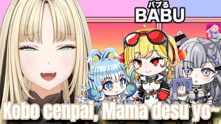 Niko-tan ketika membuat tier buat holoh3ro siapa yang mommy dan siapa yang bayi 🤔