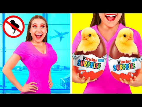 Sneak Pets Into The Plane | Funny Situations by KiKi Challenge