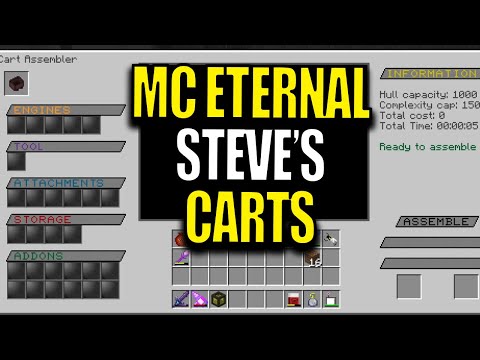 Minecraft MC Eternal Modpack Chapter 2 Ep 105 - Steve's Carts