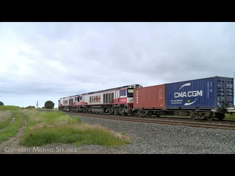 7922V SCT / SBR Dooen Container Train Exits Gheringhap (3/11/2022) - PoathTV Railways