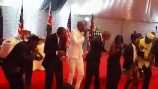 Obama dance Kenya Sauti Sol&#39;s - Sura Yako- in Nairobi- Full Version