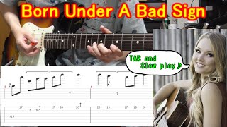 ?TAB?Born Under A Bad Sign (full) / Cream - Guitar lesson - How to play