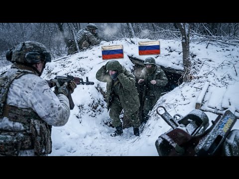 "No Way Out! Surrender!" Azov Brigade Raid Russian Bunkers in Winter Assault