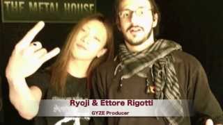 GYZE Ryoji(GYZE Guitarist) in Italy.meet with Ettore