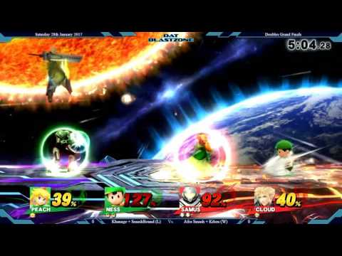 DAT BlastZone 18 - Doubles Grand Finals - Afro Smash + Kibzu vs Khanage + SmashBound