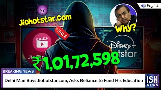 Delhi Man Buys Jiohotstar.com, Asks Reliance to Fund His Education