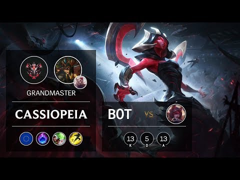 Cassiopeia Bot vs Xayah - EUW Grandmaster Patch 9.13