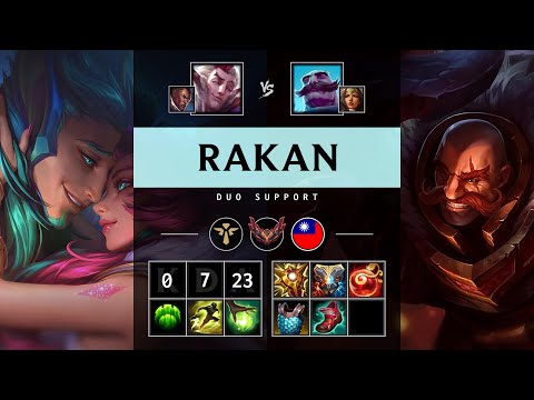 Rakan Support vs Braum - TW Grandmaster Patch 25.19