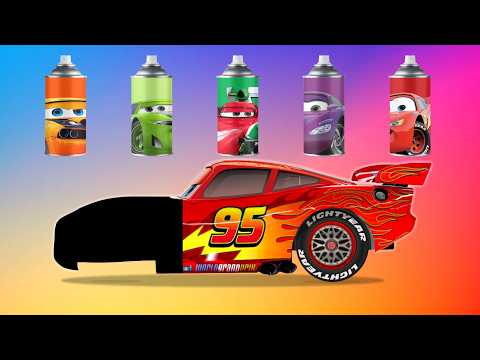 CORRECTLY GUESS THE HEAD AND WHEEL OFF THE BEST LIGHTNING MCQUEEN RACES🔥Tebak gambar Roda McQueen⚡