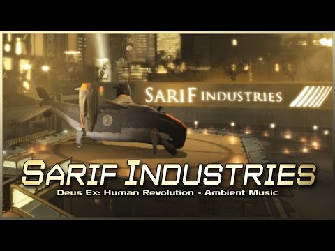 Deus Ex: Human Revolution - Sarif Industries Hangar (1 Hour of Music & Ambience)